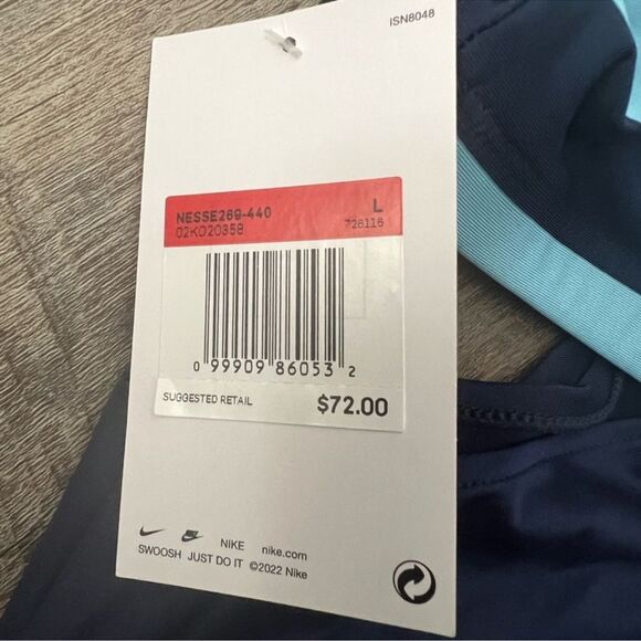 Nike Layered Tankini Top NESSE269-440- Size Large - Picture 5 of 8